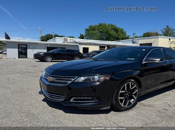2G1105S35K9138482 2019 CHEVROLET IMPALA Black Առջևի ձախ երեք քառորդ տեսարան