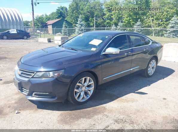 2G1105S36K9146915 2019 CHEVROLET IMPALA Blue Передня ліва чверть