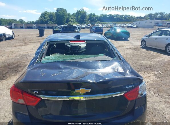 2G1105S36K9146915 2019 CHEVROLET IMPALA Blue Вид спереду
