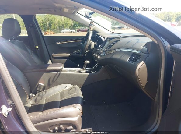 2G1105S36K9146915 2019 CHEVROLET IMPALA Blue Вид салону спереду