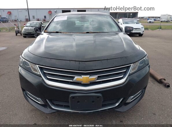 2G1105S37H9119019 2017 CHEVROLET IMPALA Black Вид задньої частини салону