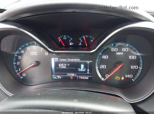 2G1105S37H9119019 2017 CHEVROLET IMPALA Black Вид задніх сидінь