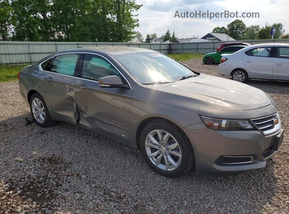 2G1105S37H9165420 2017 CHEVROLET IMPALA Серый Передняя правая четверть