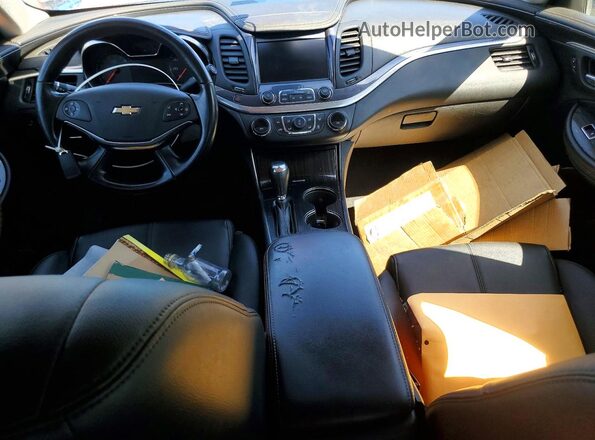2G1105S37H9174926 2017 CHEVROLET IMPALA Silver წინა პანელის ხედი