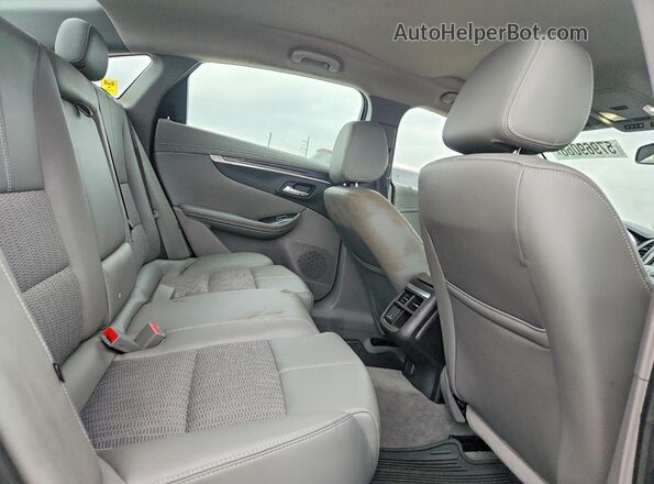 2G1105S37J9104218 2018 CHEVROLET IMPALA Gray Հետևի նստատեղերի տեսք
