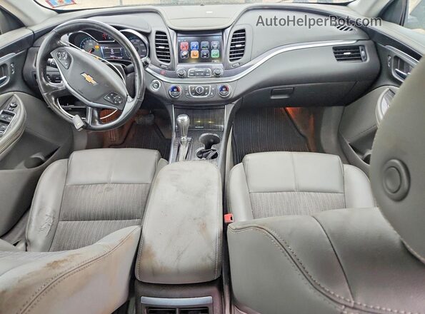 2G1105S37J9104218 2018 CHEVROLET IMPALA Gray Առջևի վահանակի տեսք