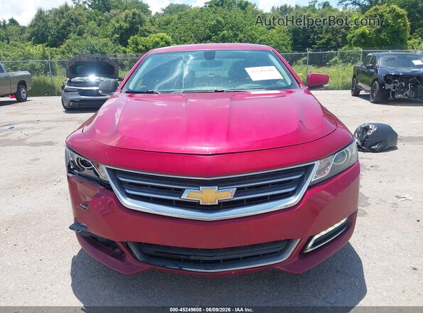 2G1105S37J9160742 2018 CHEVROLET IMPALA Red Vista del cuadro de instrumentos