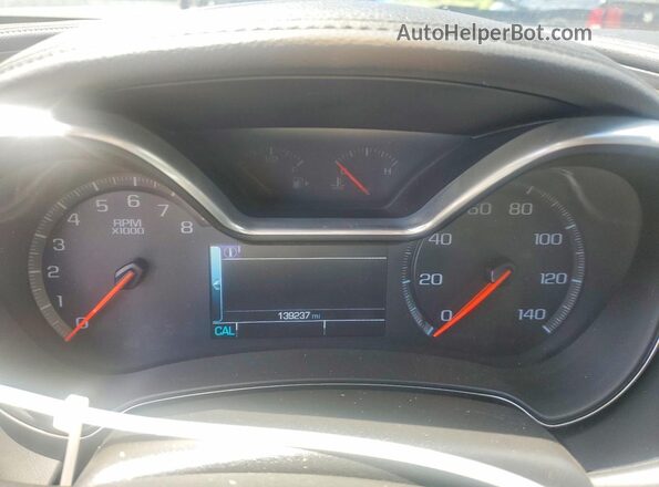 2G1105S37K9132599 2019 CHEVROLET IMPALA Black ხელსაწყოთა პანელის ხედი