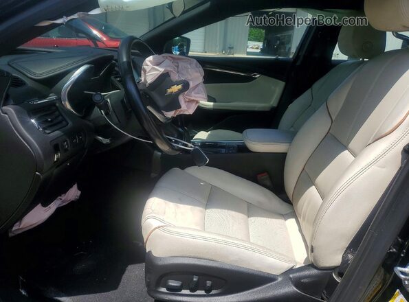 2G1105S37K9132599 2019 CHEVROLET IMPALA Black წინა სალონის ხედი