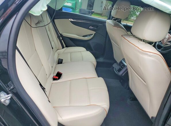 2G1105S37K9132599 2019 CHEVROLET IMPALA Black უკანა სავარძლების ხედი