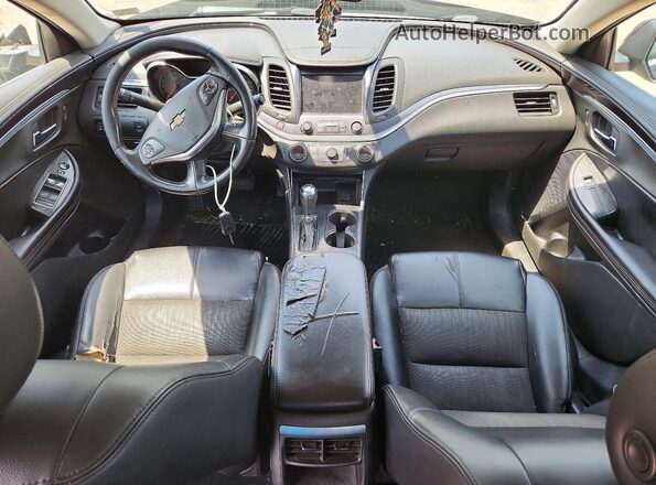 2G1105S38H9158511 2017 CHEVROLET IMPALA Black Вид панелі приладів