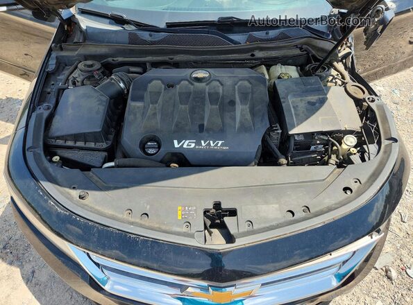2G1105S38H9158511 2017 CHEVROLET IMPALA Black Вид задньої частини салону