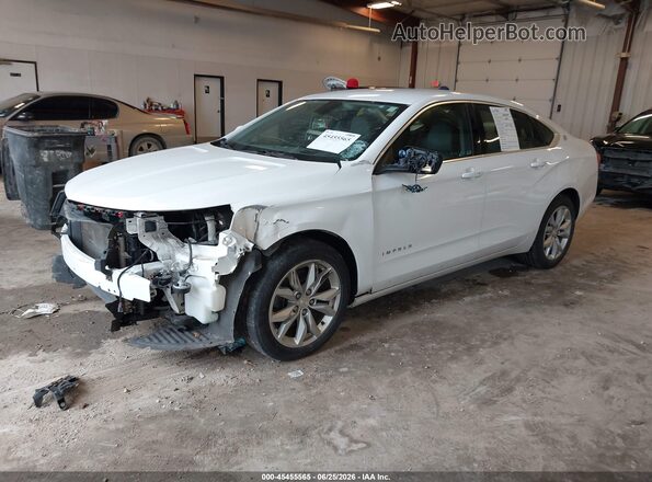 2G1105S38J9128396 2018 CHEVROLET IMPALA Белый Передняя левая четверть