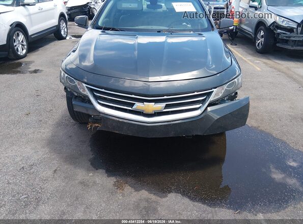 2G1105S38J9132660 2018 CHEVROLET IMPALA Gray Widok z przodu
