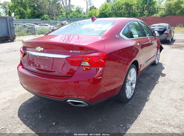 2G1105S38L9104702 2020 CHEVROLET IMPALA Red Задня права чверть