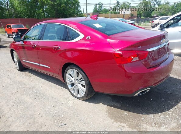 2G1105S38L9104702 2020 CHEVROLET IMPALA Red Задня ліва чверть