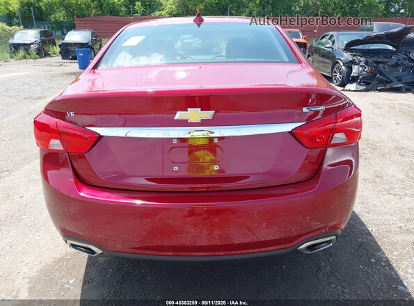 2G1105S38L9104702 2020 CHEVROLET IMPALA Red 