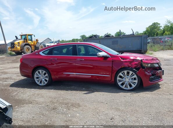 2G1105S38L9104702 2020 CHEVROLET IMPALA Red Вид задньої частини салону