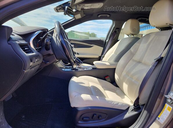 2G1105S3XH9149227 2017 CHEVROLET IMPALA Silver Widok wnętrza z przodu
