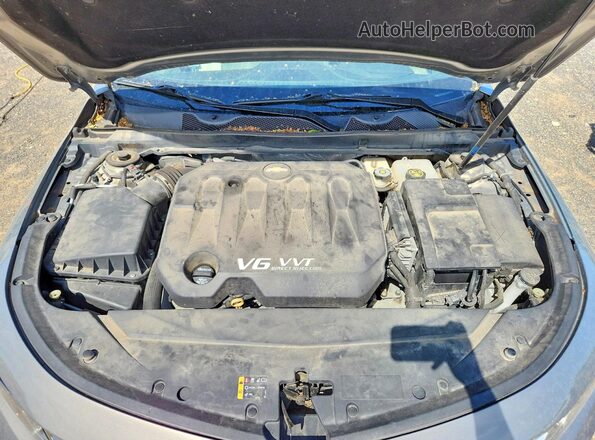 2G1105S3XH9149227 2017 CHEVROLET IMPALA Silver Widok wnętrza z tyłu