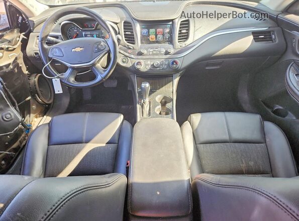 2G1105S3XJ9113589 2018 CHEVROLET IMPALA Black Առջևի վահանակի տեսք