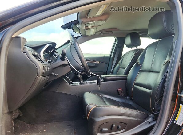 2G1105S3XK9108927 2019 CHEVROLET IMPALA Black Вид салону спереду