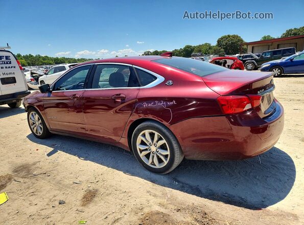 2G1105SA0G9188910 2016 CHEVROLET IMPALA Red Задня ліва чверть