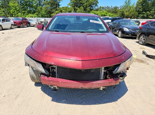2G1105SA0G9188910 2016 CHEVROLET IMPALA Red Вид спереду