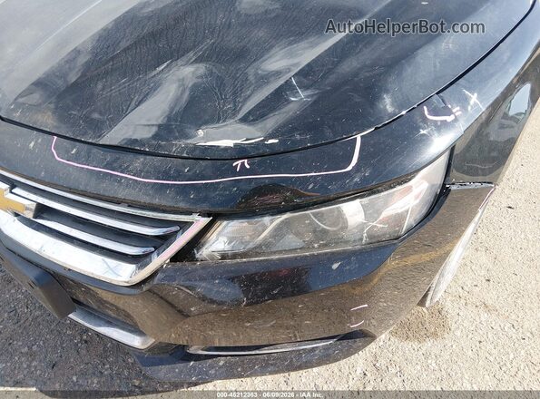 2G1105SA0J9168292 2018 CHEVROLET IMPALA Black Widok z przodu