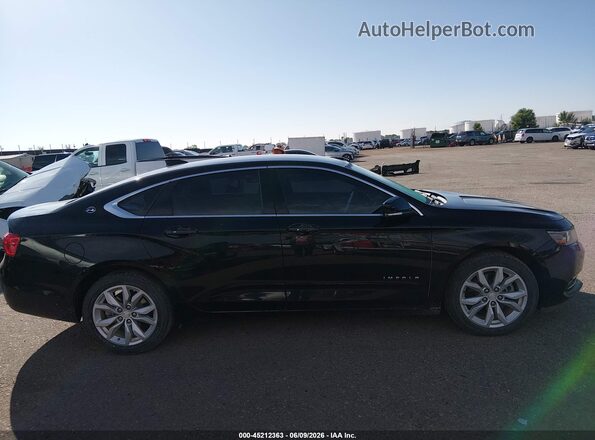 2G1105SA0J9168292 2018 CHEVROLET IMPALA Black Widok wnętrza z tyłu