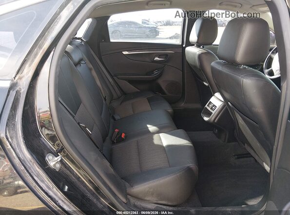 2G1105SA0J9168292 2018 CHEVROLET IMPALA Black Widok naklejki z numerem VIN