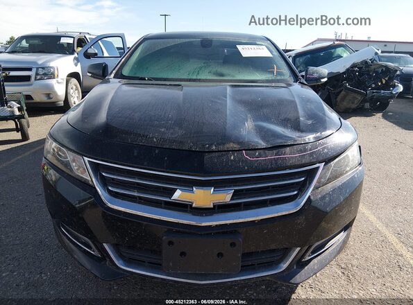 2G1105SA0J9168292 2018 CHEVROLET IMPALA Black Widok zestawu wskaźników