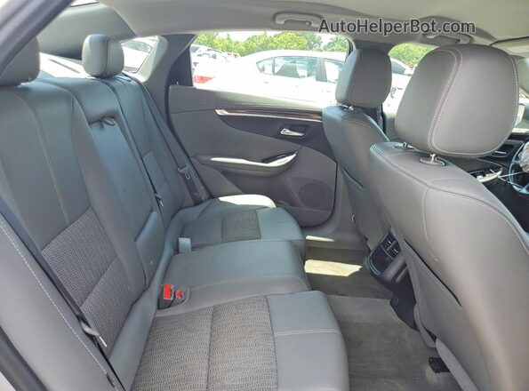 2G1105SA1H9139264 2017 CHEVROLET IMPALA Silver უკანა სავარძლების ხედი
