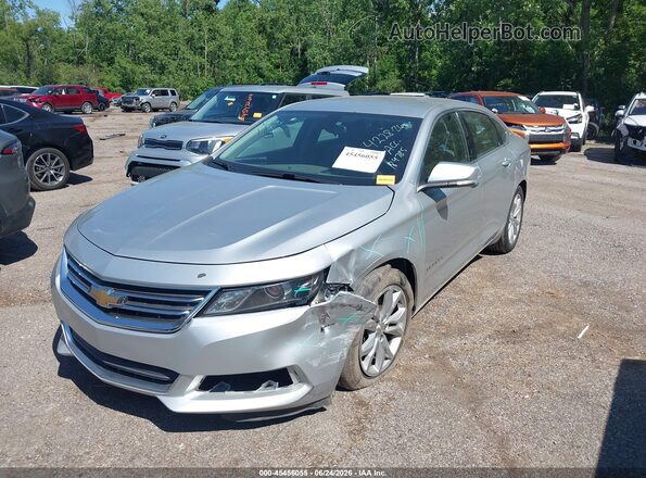 2G1105SA1H9184785 2017 CHEVROLET IMPALA Silver წინა მარცხენა ხედი სამი მეოთხედიდან