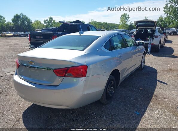 2G1105SA1H9184785 2017 CHEVROLET IMPALA Silver უკანა მარჯვენა