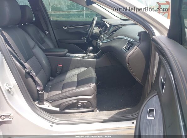2G1105SA1H9193227 2017 CHEVROLET IMPALA Silver Vista interior delantera
