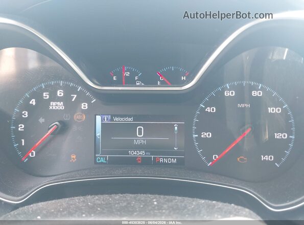 2G1105SA1H9193227 2017 CHEVROLET IMPALA Silver Vista de los asientos traseros