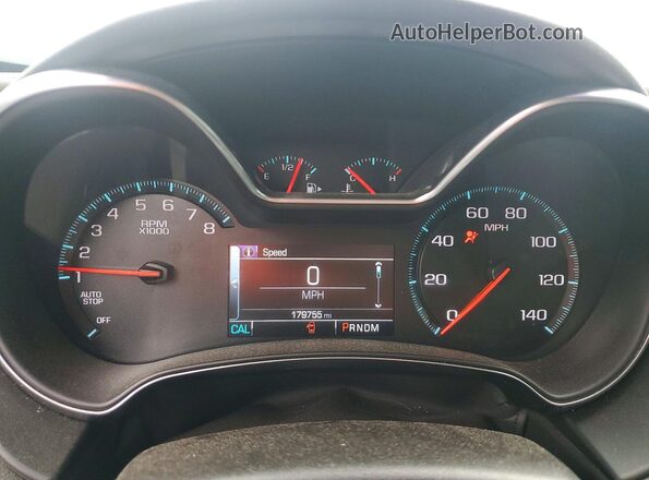 2G1105SA3J9168514 2018 CHEVROLET IMPALA Black ხელსაწყოთა პანელის ხედი