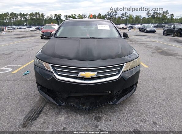 2G1105SA7H9176769 2017 CHEVROLET IMPALA Черный Вид спереди