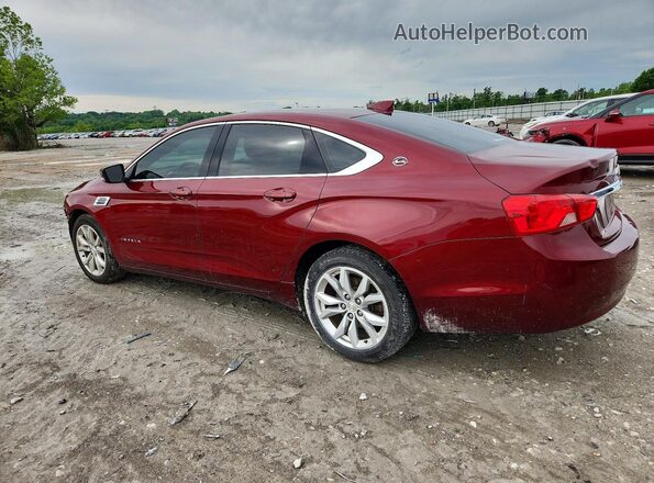 2G1105SA8G9154648 2016 CHEVROLET IMPALA Maroon Trasero izquierdo