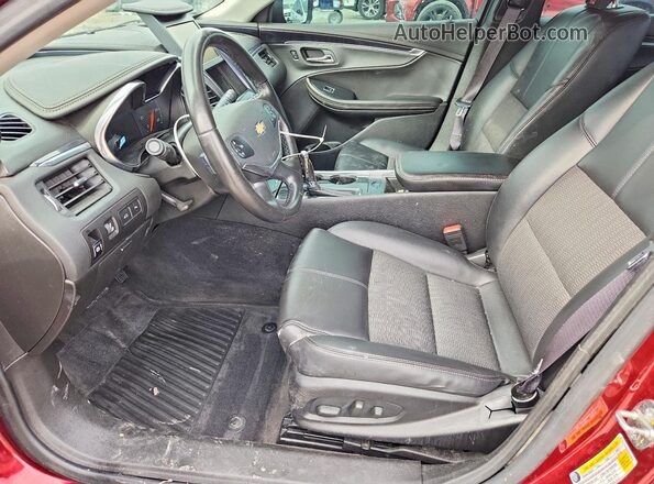 2G1105SA8G9154648 2016 CHEVROLET IMPALA Maroon Vista interior delantera