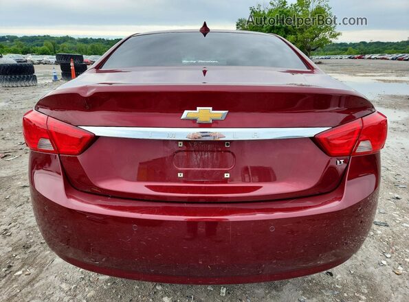 2G1105SA8G9154648 2016 CHEVROLET IMPALA Maroon Vista trasera