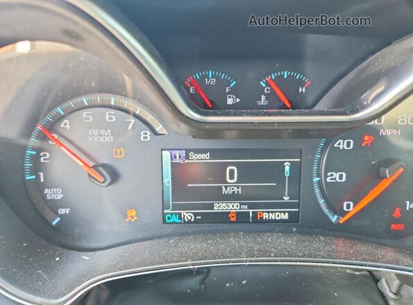 2G1105SA8G9172180 2016 CHEVROLET IMPALA Silver ხელსაწყოთა პანელის ხედი