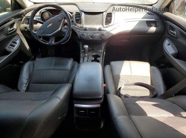 2G1105SA8G9204206 2016 CHEVROLET IMPALA Burgundy Вид панелі приладів