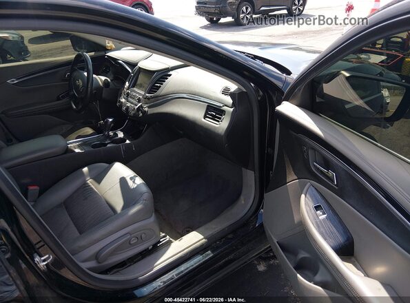 2G1105SA8J9164572 2018 CHEVROLET IMPALA Black წინა სალონის ხედი