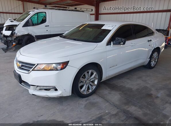 2G1105SA8J9168668 2018 CHEVROLET IMPALA White Առջևի ձախ երեք քառորդ տեսարան