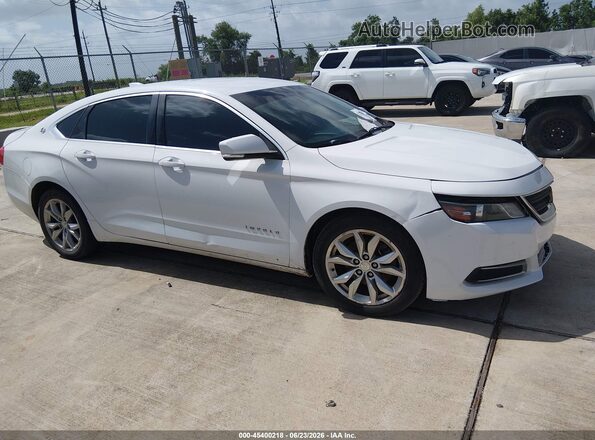 2G1105SA9H9153154 2017 CHEVROLET IMPALA White უკანა სალონის ხედი