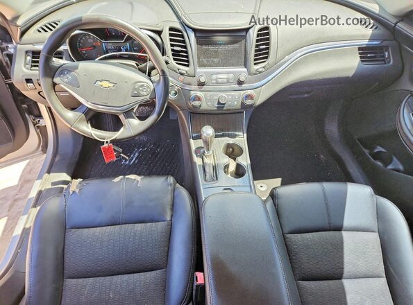 2G1105SA9J9177489 2018 CHEVROLET IMPALA Silver წინა პანელის ხედი