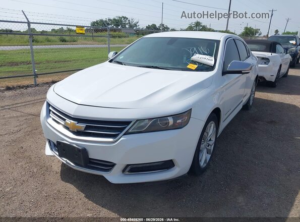 2G1105SAXJ9165562 2018 CHEVROLET IMPALA White Widok z przodu