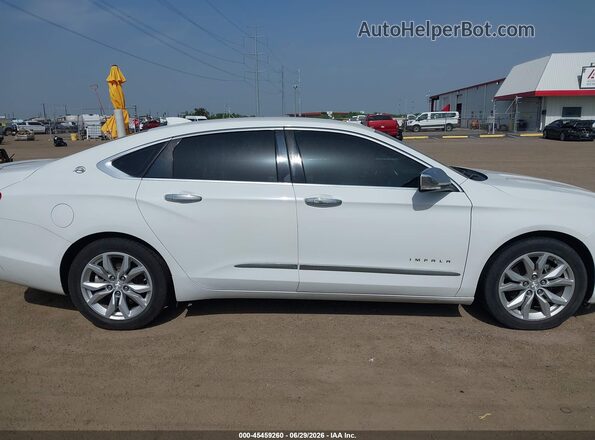 2G1105SAXJ9165562 2018 CHEVROLET IMPALA White Widok wnętrza z tyłu